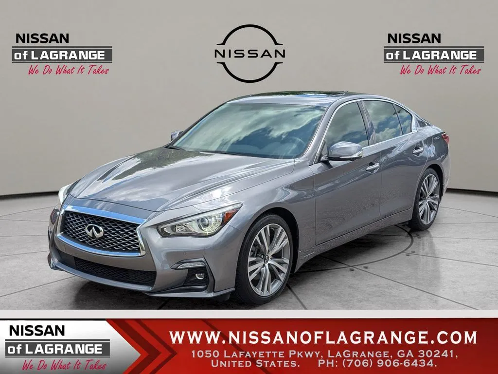 Gray 2022 INFINITI Q50 SENSORY for sale in LaGrange, GA