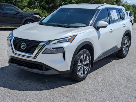 White 2021 Nissan Rogue SV for sale in LaGrange, GA