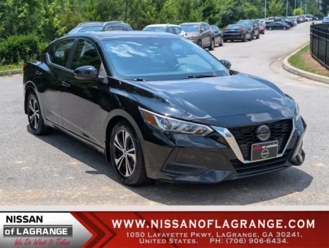 Black 2020 Nissan Sentra SV for sale in LaGrange, GA