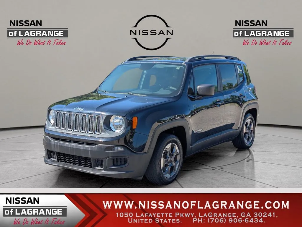 Black 2017 Jeep Renegade Sport for sale in LaGrange, GA