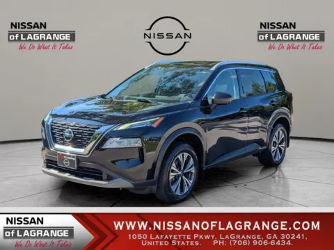 Black 2021 Nissan Rogue SV for sale in LaGrange, GA