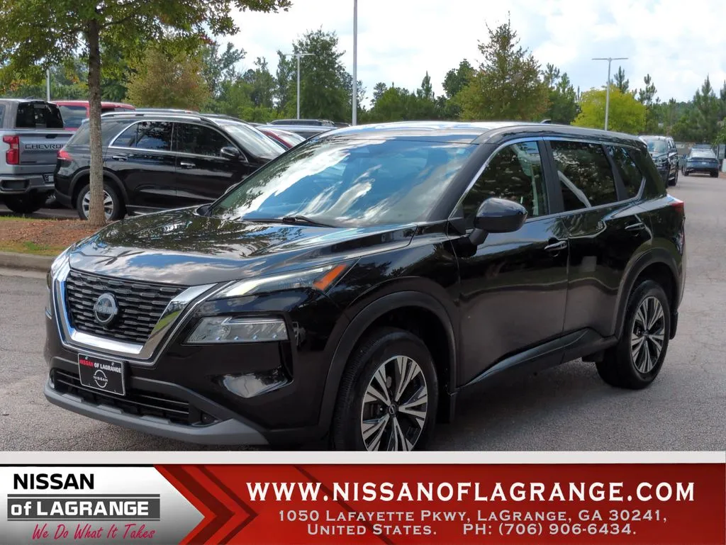 Black 2023 Nissan Rogue SV for sale in LaGrange, GA