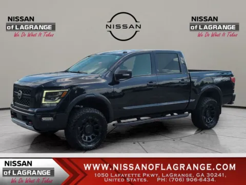 Black 2021 Nissan Titan PRO-4X for sale in LaGrange, GA