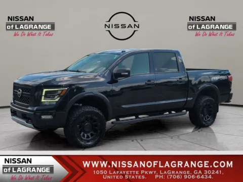 Black 2021 Nissan Titan PRO-4X for sale in LaGrange, GA