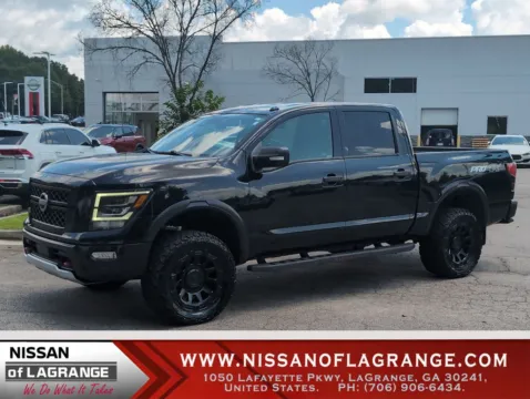 Black 2021 Nissan Titan PRO-4X for sale in LaGrange, GA