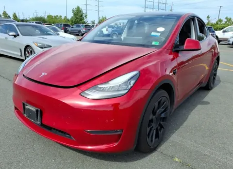 Red 2020 Tesla Model Y Long Range for sale in LaGrange, GA
