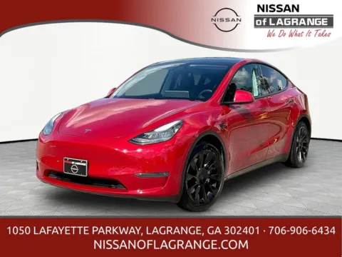 Red 2020 Tesla Model Y Long Range for sale in LaGrange, GA