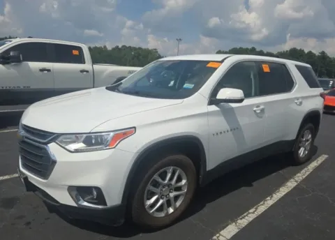 White 2021 Chevrolet Traverse LT Leather for sale in LaGrange, GA