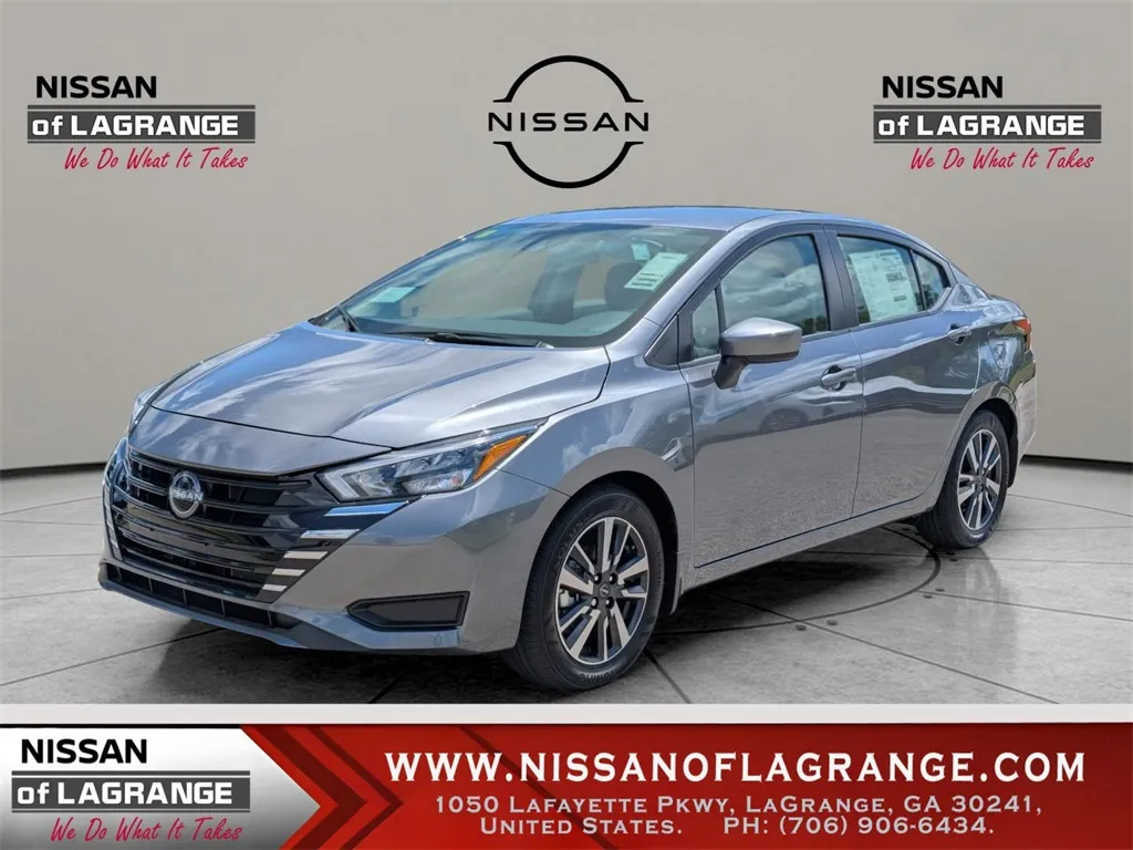Gray 2025 Nissan Versa 1.6 SV for sale in LaGrange, GA