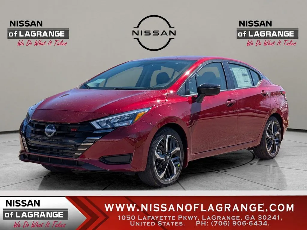 Red 2025 Nissan Versa 1.6 SR for sale in LaGrange, GA