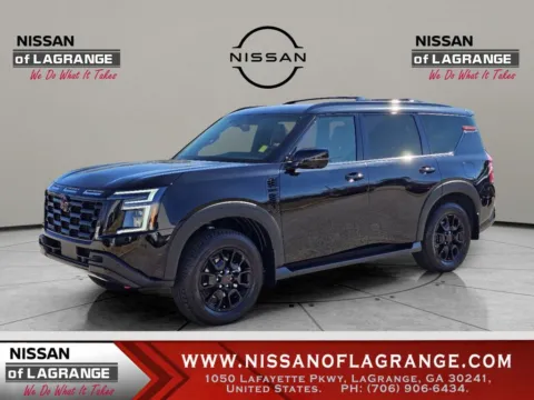 Black 2025 Nissan Armada PRO-4X for sale in LaGrange, GA