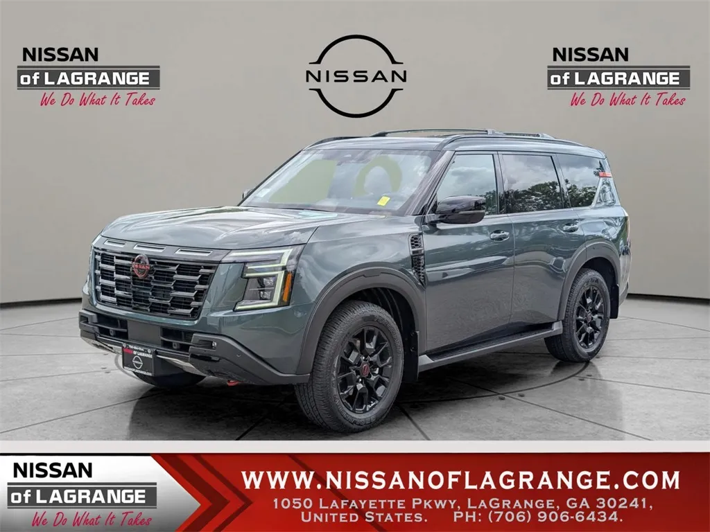 Gray 2025 Nissan Armada PRO-4X for sale in LaGrange, GA