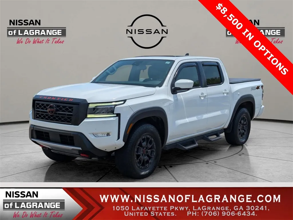 White 2022 Nissan Frontier PRO-4X for sale in LaGrange, GA