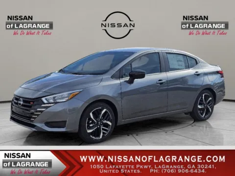 Gray 2025 Nissan Versa 1.6 SR for sale in LaGrange, GA