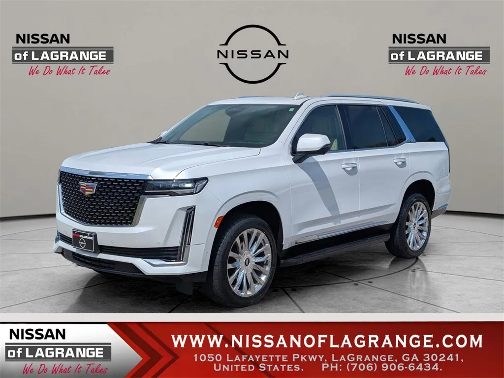 White 2022 Cadillac Escalade Premium Luxury for sale in LaGrange, GA