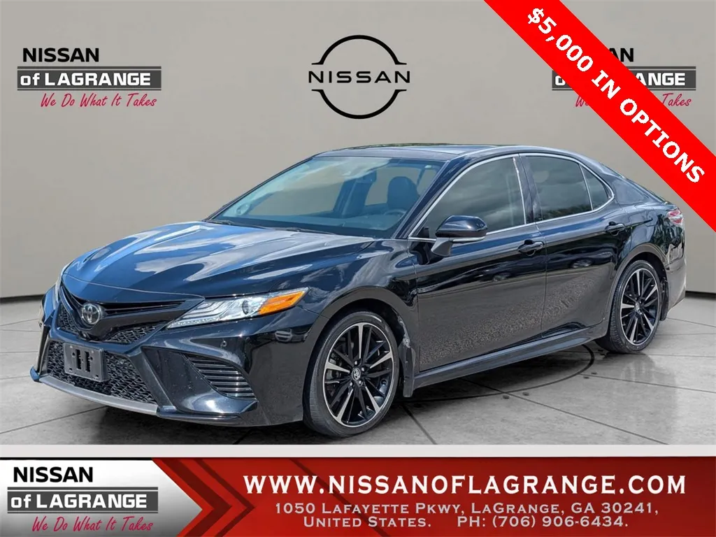 Black 2020 Toyota Camry XSE for sale in LaGrange, GA