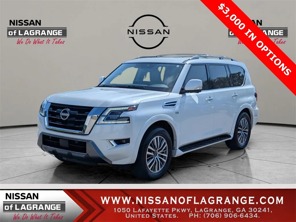 White 2022 Nissan Armada SL for sale in LaGrange, GA