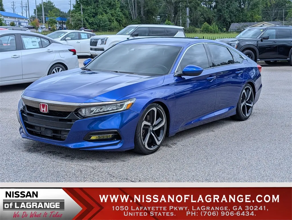 Blue 2020 Honda Accord Sport for sale in LaGrange, GA