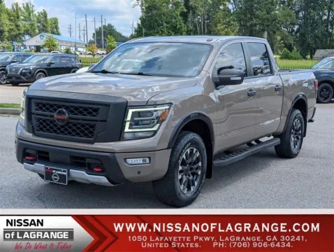 Beige 2021 Nissan Titan PRO-4X for sale in LaGrange, GA