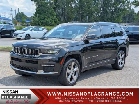 Black 2021 Jeep Grand Cherokee L Limited for sale in LaGrange, GA