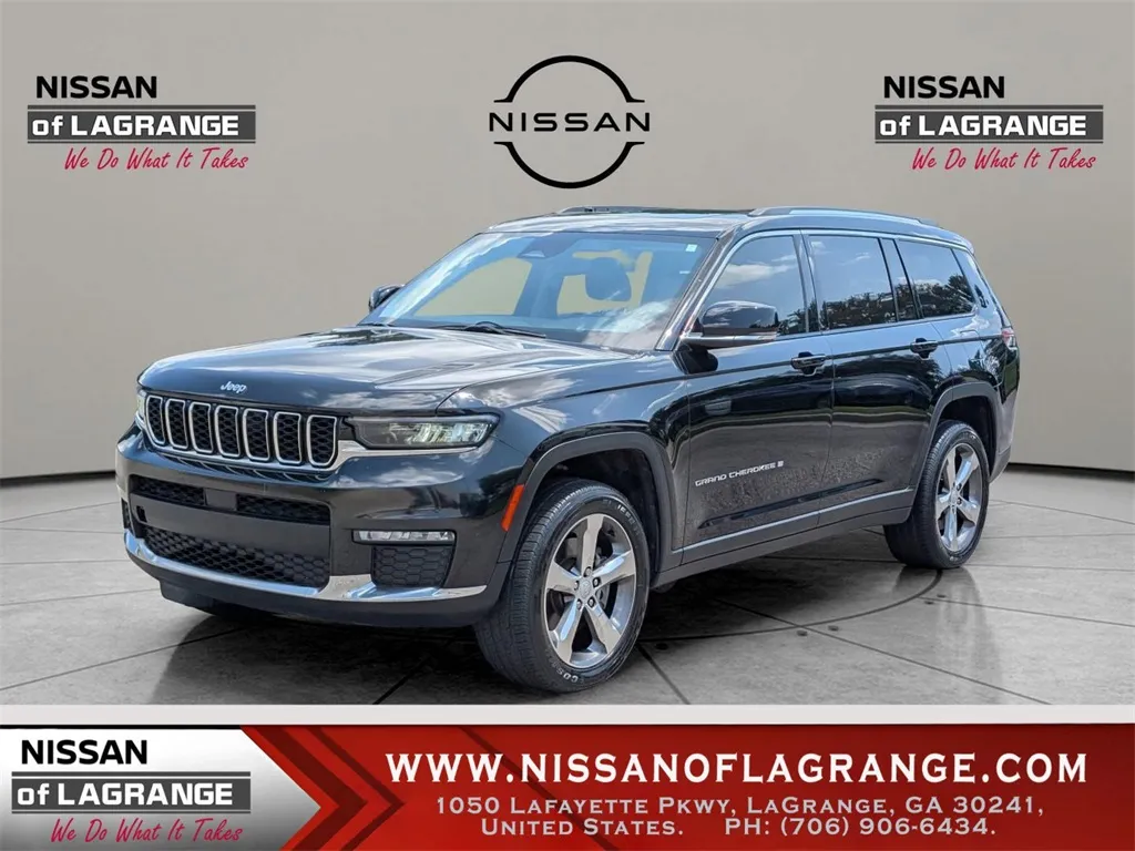 Black 2021 Jeep Grand Cherokee L Limited for sale in LaGrange, GA