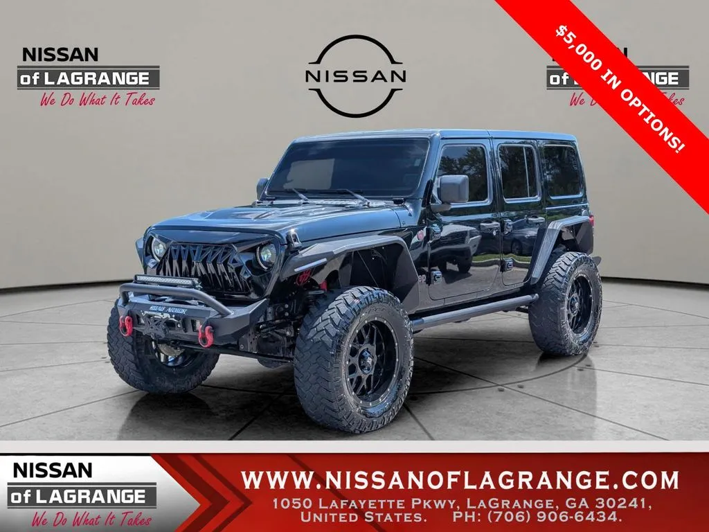 Black 2020 Jeep Wrangler Unlimited Rubicon for sale in LaGrange, GA