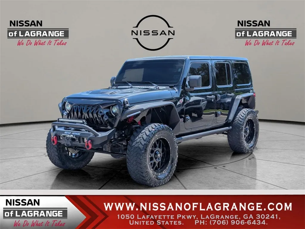 Black 2020 Jeep Wrangler Unlimited Rubicon for sale in LaGrange, GA