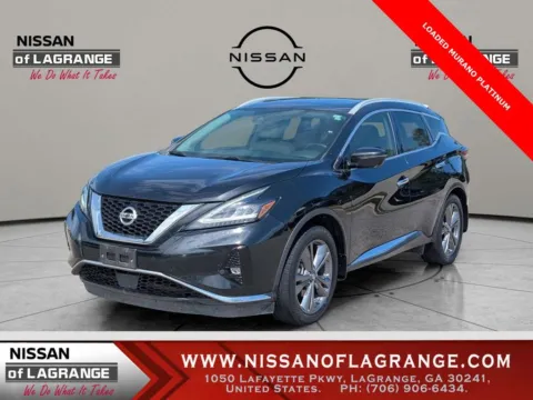 Black 2021 Nissan Murano Platinum for sale in LaGrange, GA