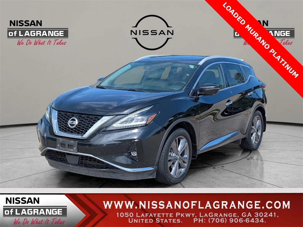 Black 2021 Nissan Murano Platinum for sale in LaGrange, GA
