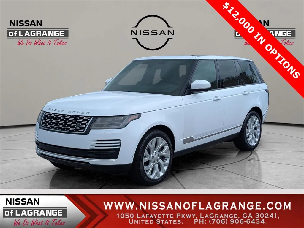 White 2018 Land Rover Range Rover 5.0L V8 Supercharged for sale in LaGrange, GA