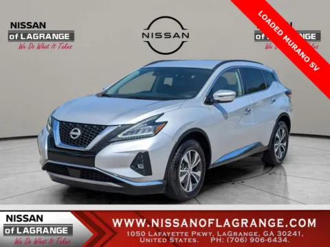 Silver 2023 Nissan Murano SV for sale in LaGrange, GA