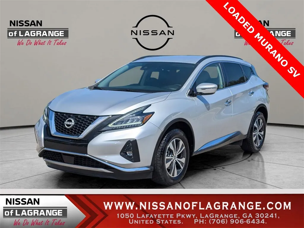 Silver 2023 Nissan Murano SV for sale in LaGrange, GA