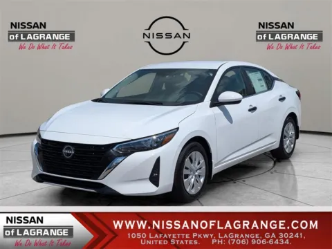 White 2025 Nissan Sentra S for sale in LaGrange, GA