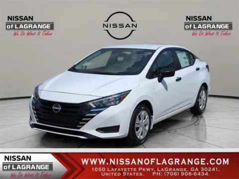 White 2025 Nissan Versa 1.6 S for sale in LaGrange, GA