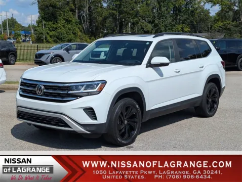 White 2022 Volkswagen Atlas 3.6L V6 SE w/Technology for sale in LaGrange, GA