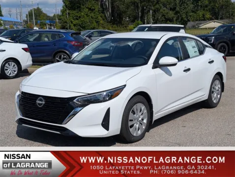 White 2025 Nissan Sentra S for sale in LaGrange, GA