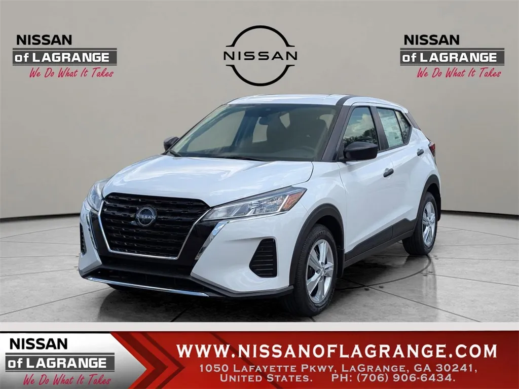 White 2025 Nissan Kicks Play S for sale in LaGrange, GA