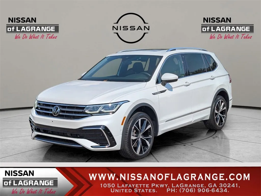 White 2022 Volkswagen Tiguan 2.0T SEL R-Line for sale in LaGrange, GA