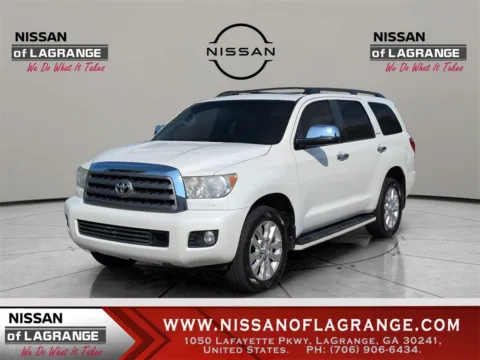White 2015 Toyota Sequoia Platinum for sale in LaGrange, GA
