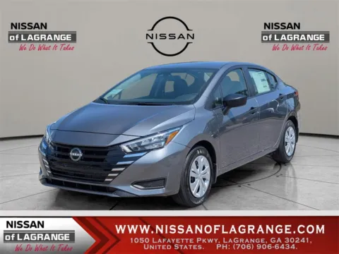 Gray 2025 Nissan Versa 1.6 S for sale in LaGrange, GA