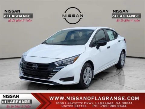 White 2025 Nissan Versa 1.6 S for sale in LaGrange, GA