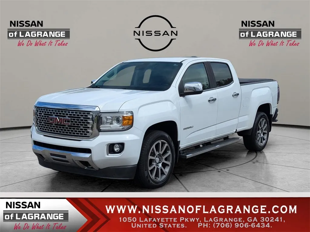 White 2019 GMC Canyon Denali for sale in LaGrange, GA