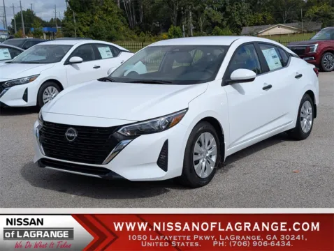 White 2025 Nissan Sentra S for sale in LaGrange, GA
