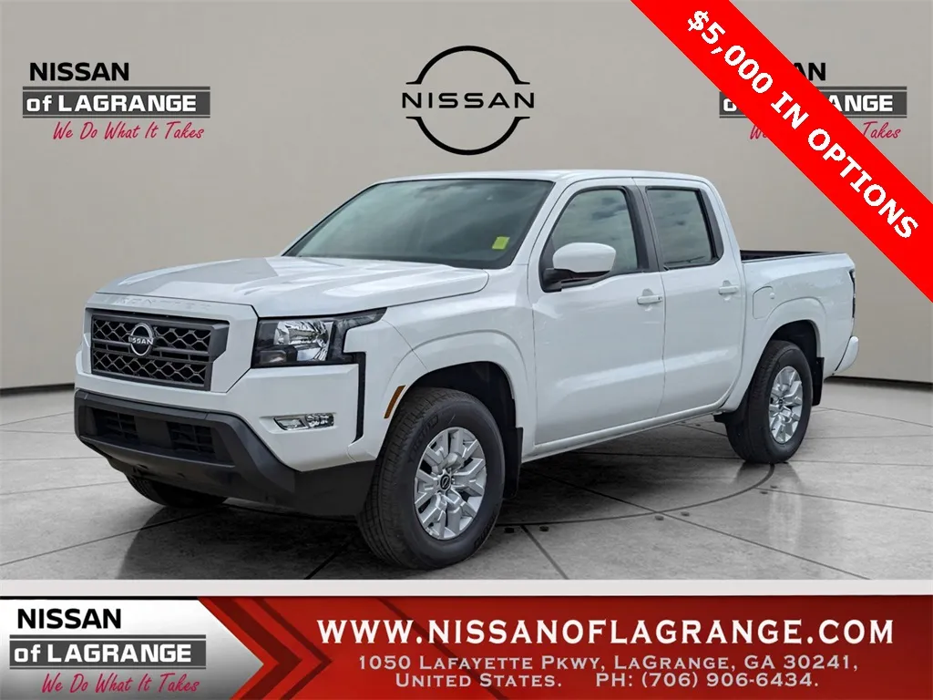 White 2024 Nissan Frontier SV for sale in LaGrange, GA