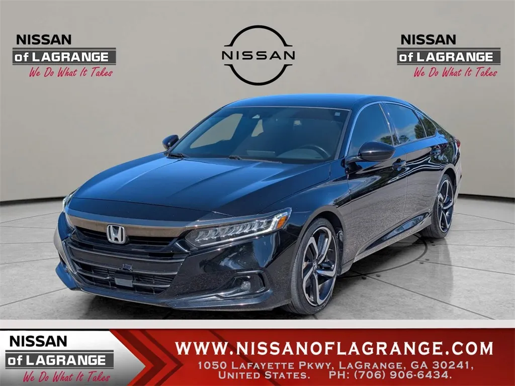 Black 2022 Honda Accord Sport for sale in LaGrange, GA