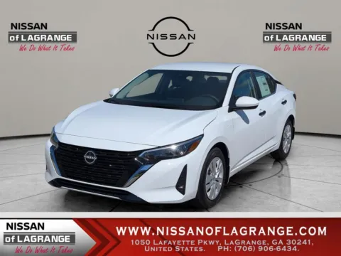 White 2025 Nissan Sentra S for sale in LaGrange, GA