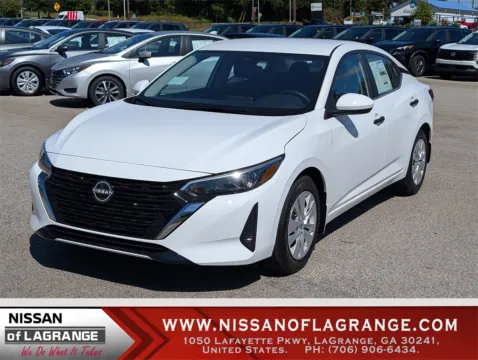 White 2025 Nissan Sentra S for sale in LaGrange, GA