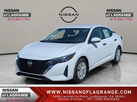White 2025 Nissan Sentra S for sale in LaGrange, GA