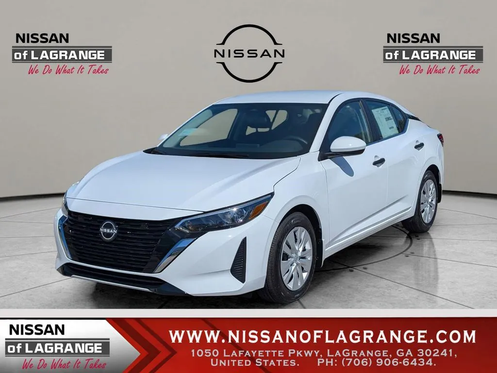 White 2025 Nissan Sentra S for sale in LaGrange, GA