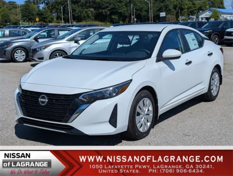 White 2025 Nissan Sentra S for sale in LaGrange, GA